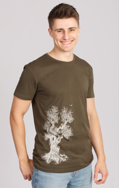 Fairwear Ecovero Shirt Men Fern Green Olive Tree